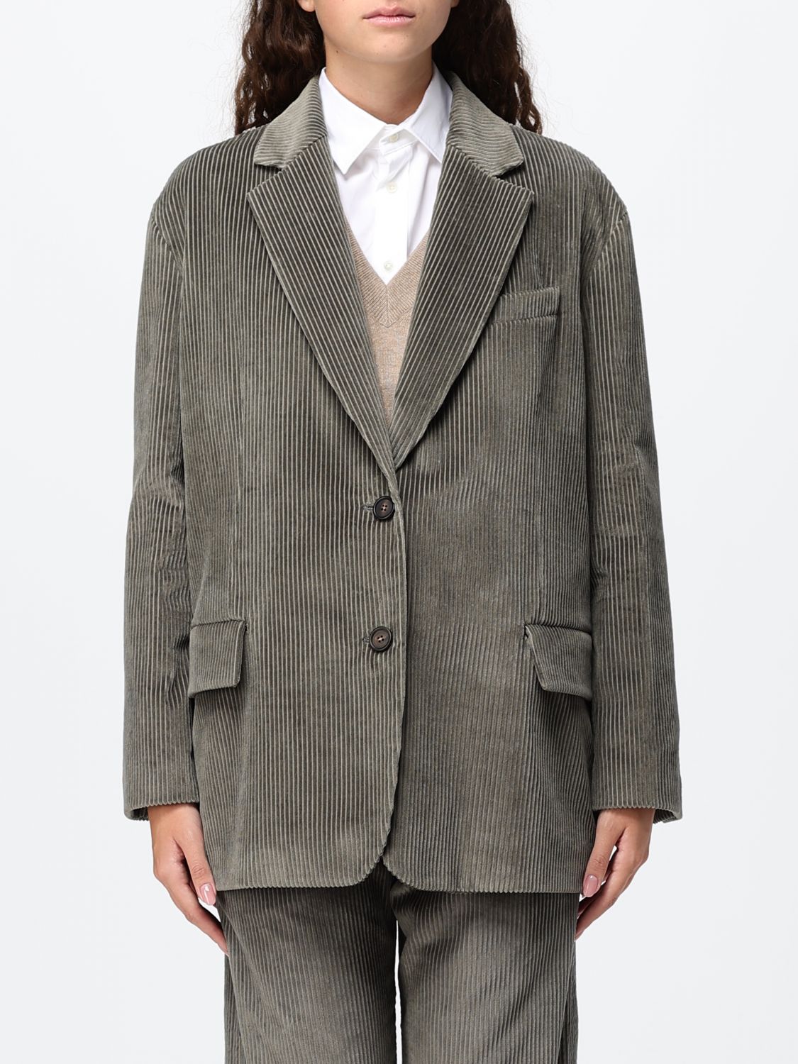 BRUNELLO CUCINELLI Giacca Donna colore Grigio