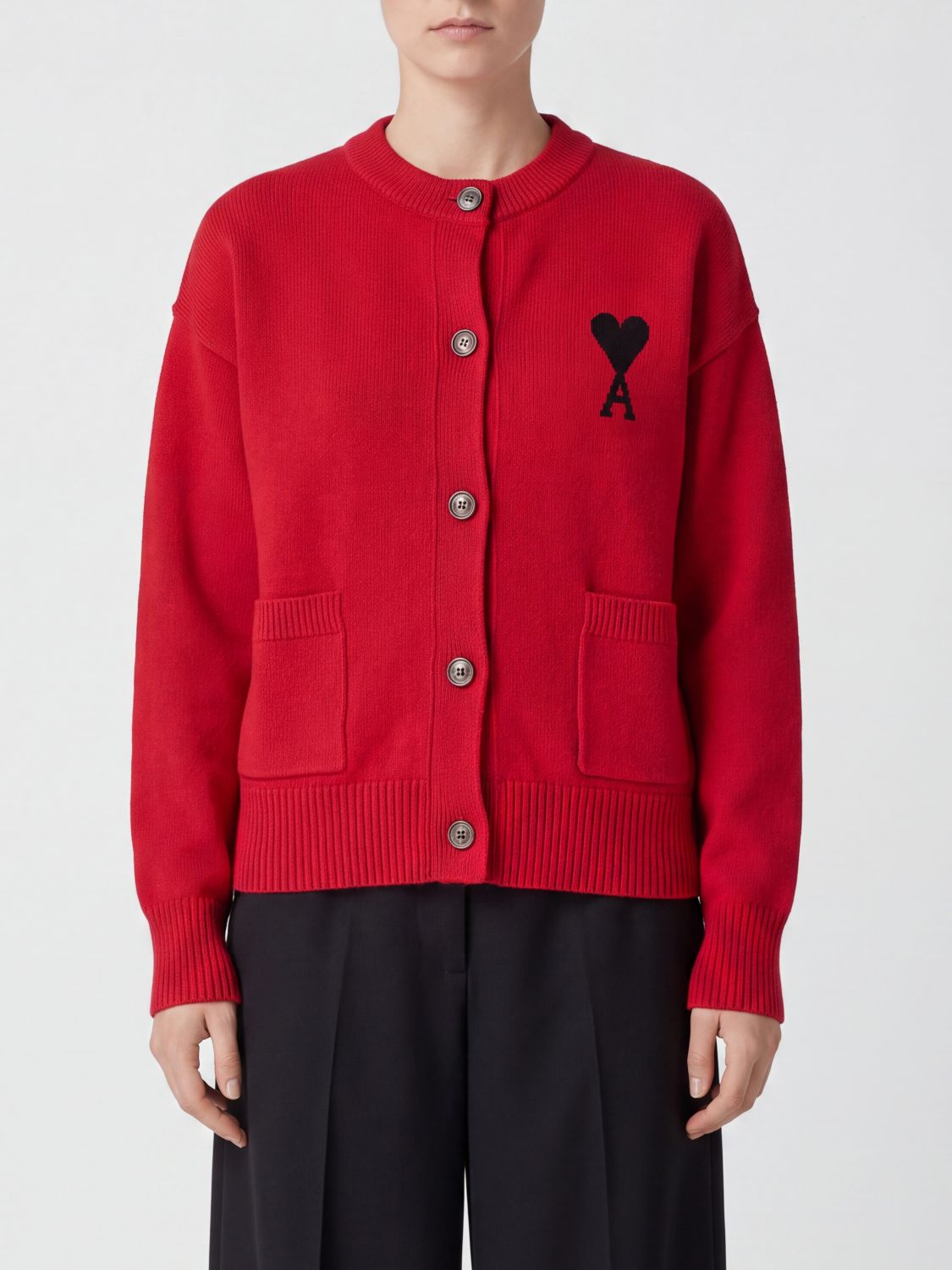 AMI PARIS Pullover Damen Farbe Rot
