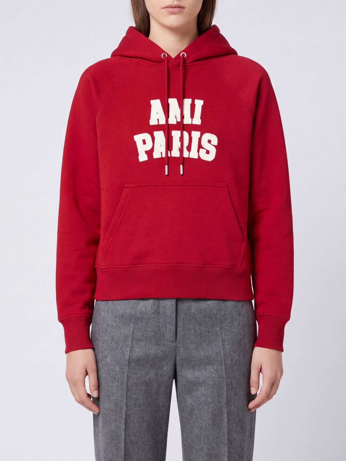 AMI PARIS Sweatshirt Damen Farbe Rot