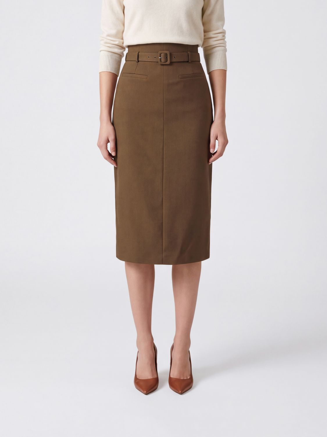 AMI PARIS Skirt Woman color Brown