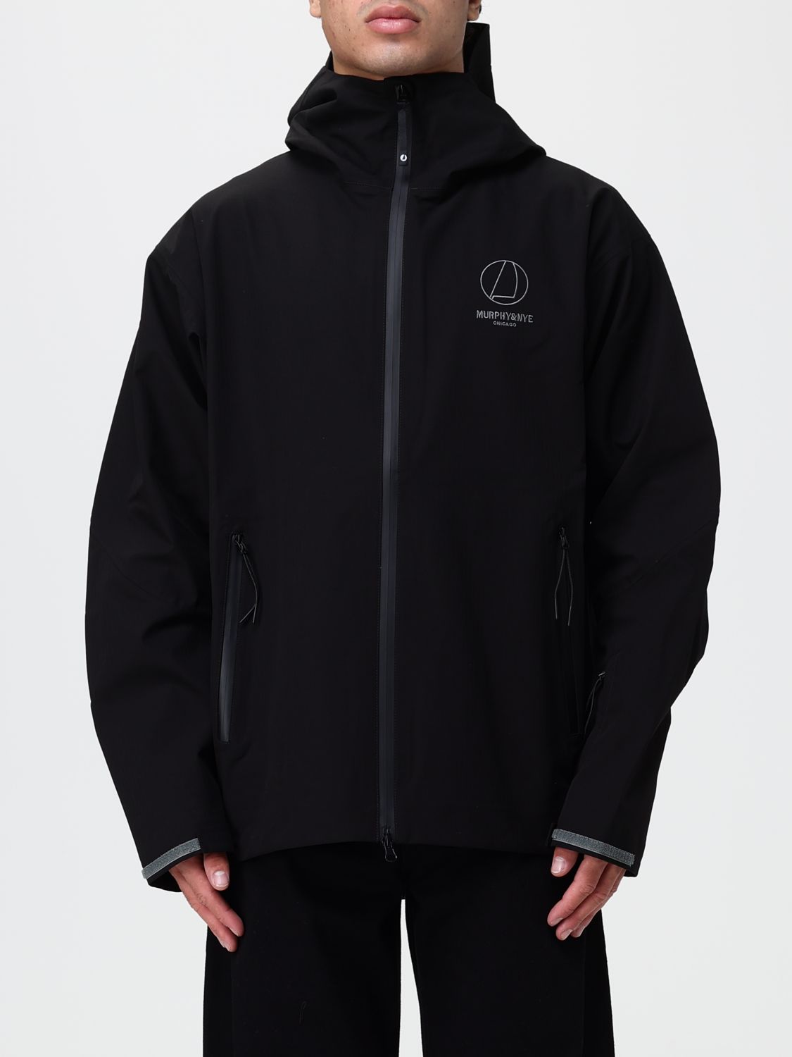 Murphy & nye Hooded Waterproof and Windproof Technical Jacket