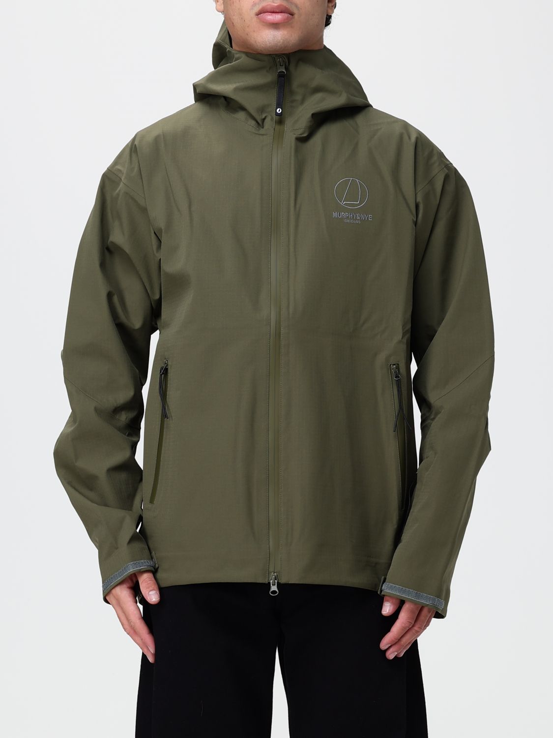 Murphy & nye Hooded Waterproof and Windproof Technical Jacket
