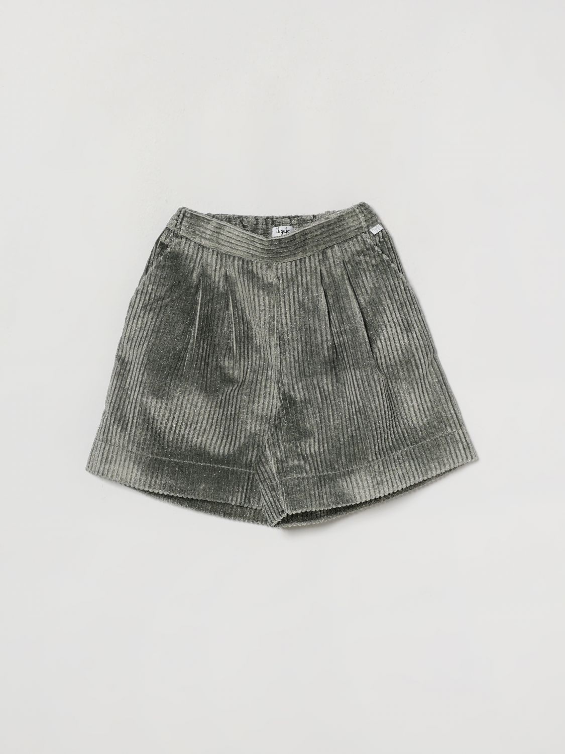 IL GUFO Samtshorts für Jungen mit elastischem Bund