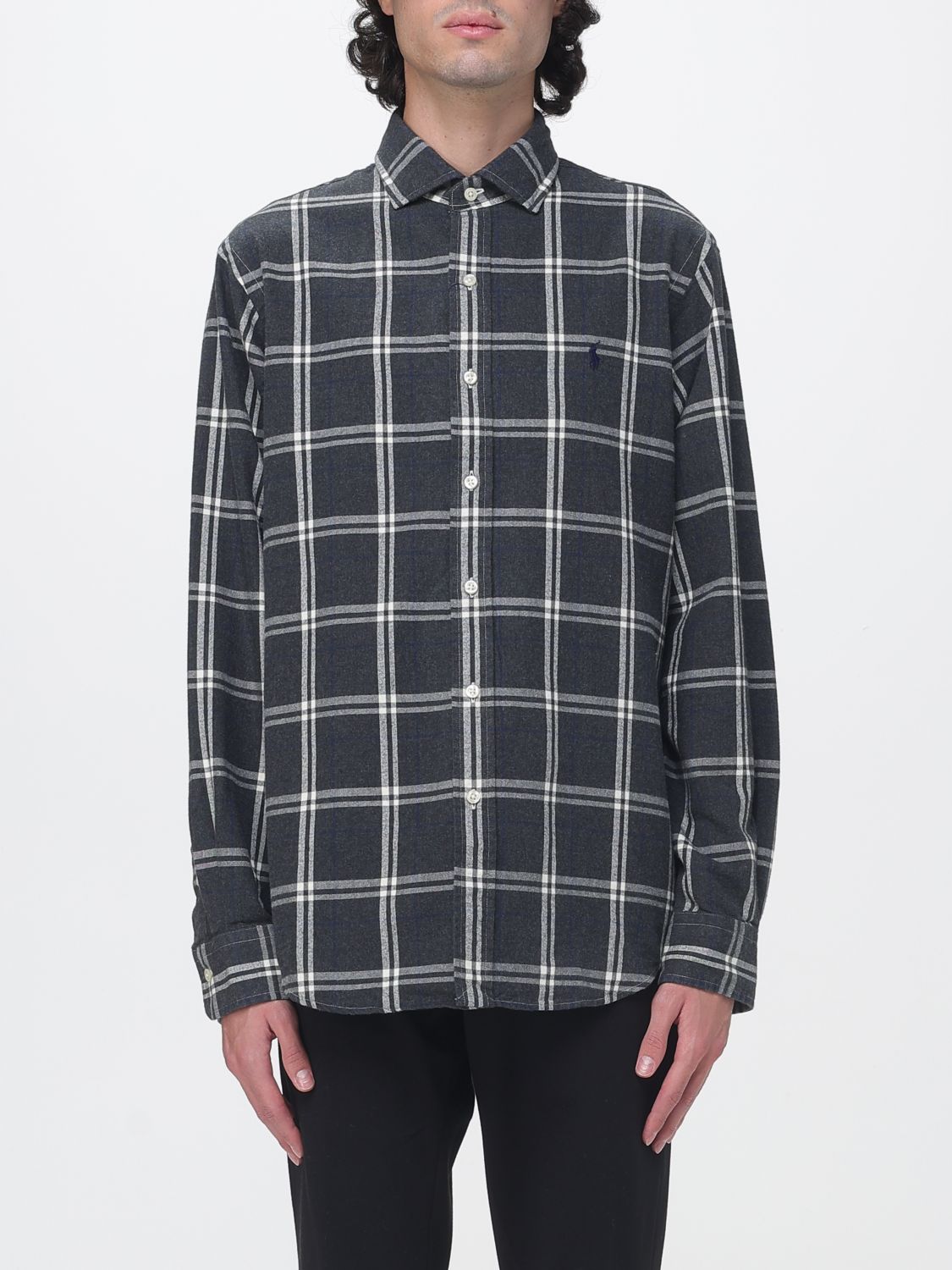 POLO RALPH LAUREN Shirt Men color Grey