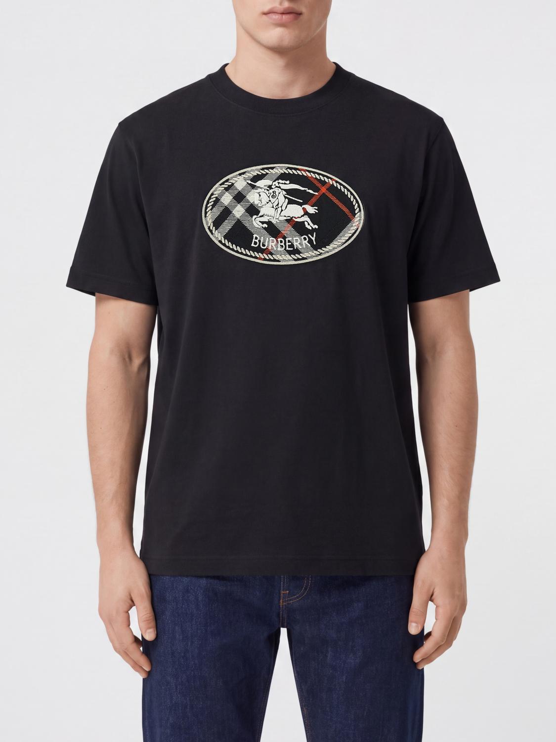 BURBERRY T-Shirt Uomo colore Nero