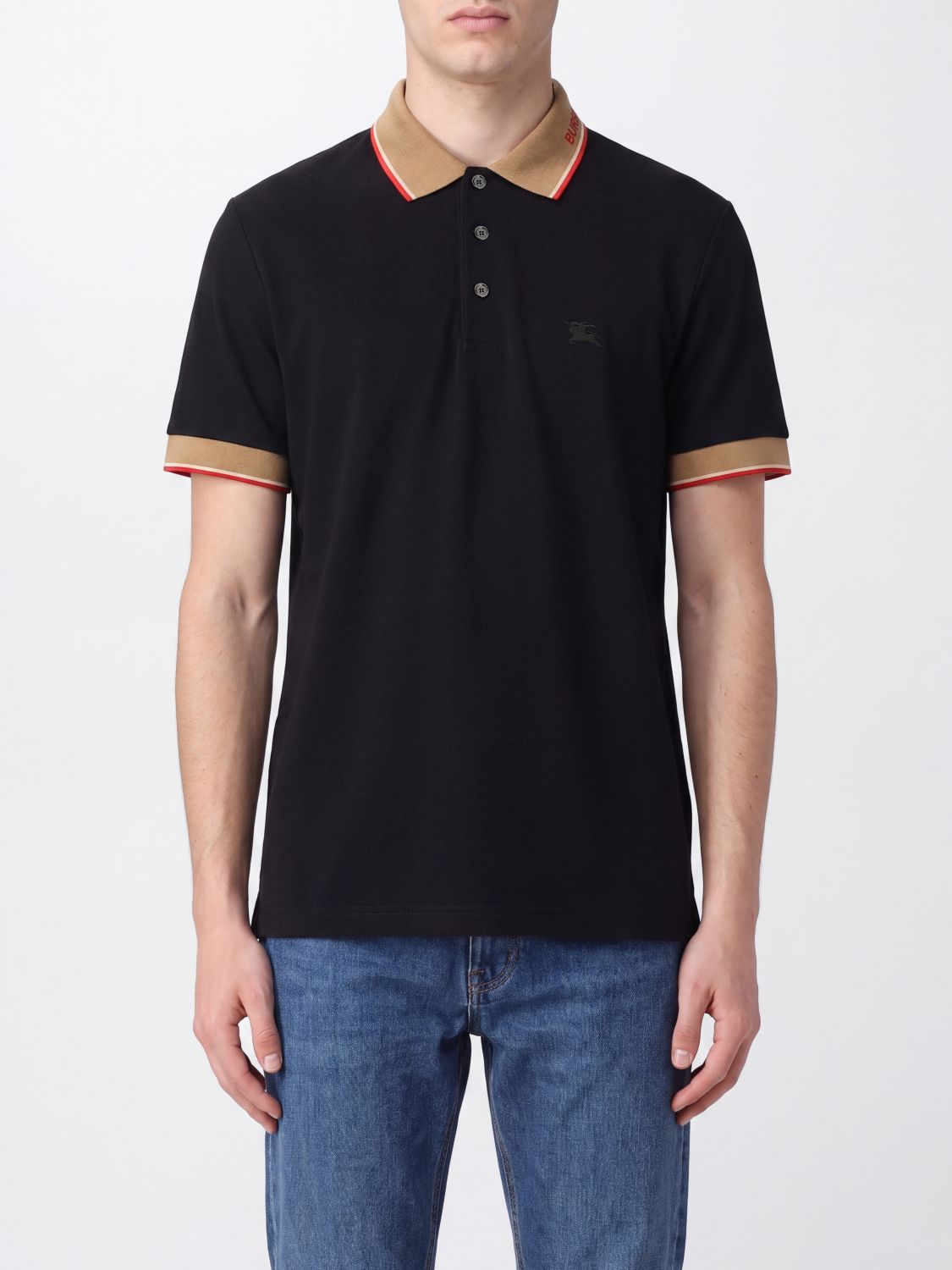 BURBERRY Polo Uomo colore Nero