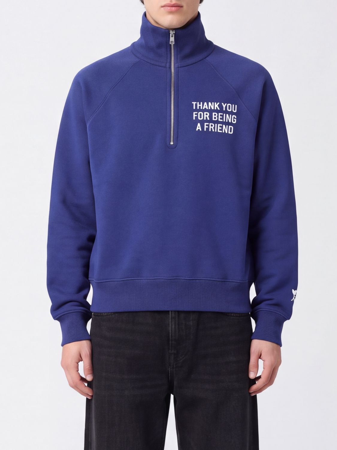 AMI PARIS Sweatshirt Men color Blue