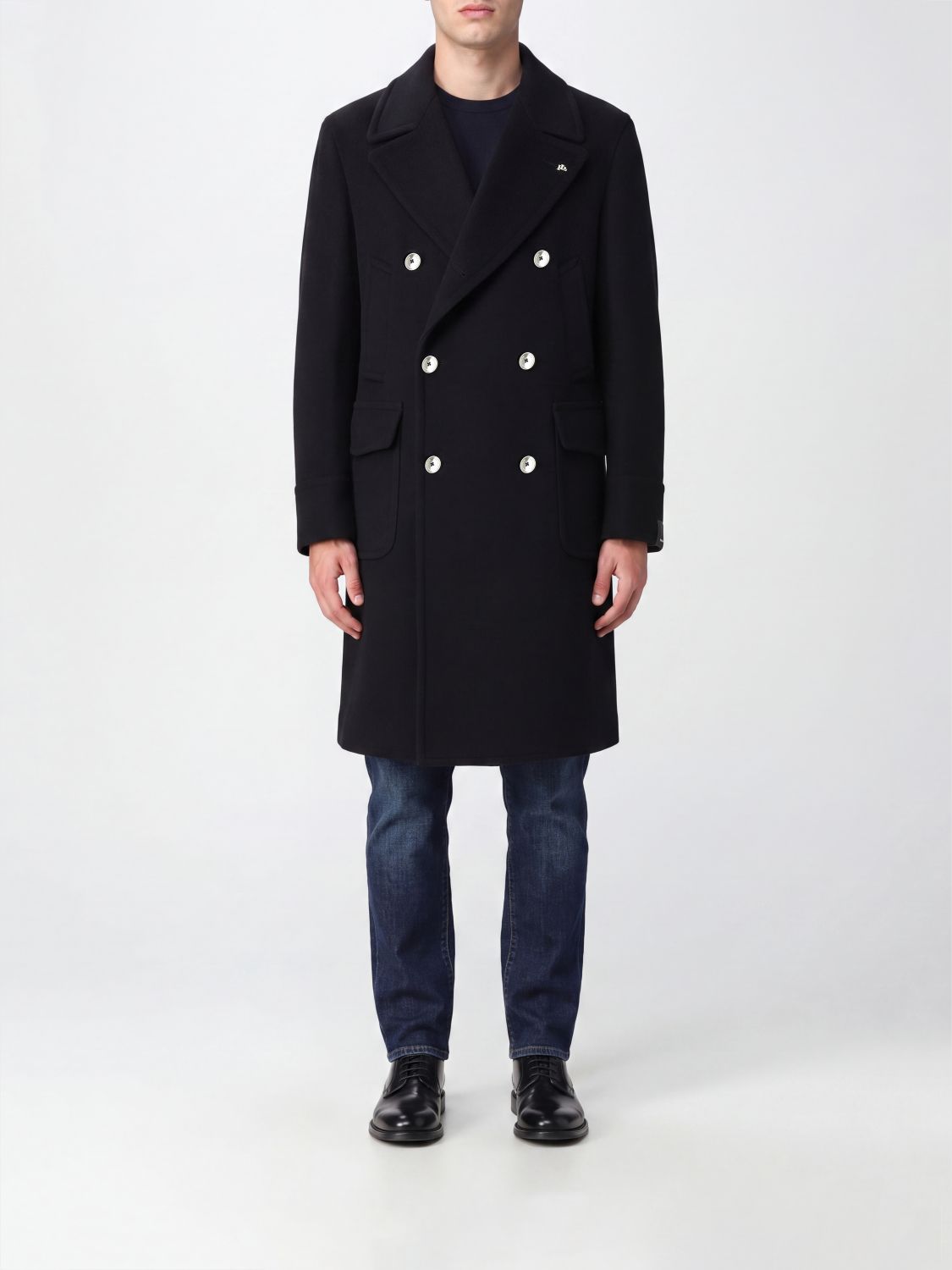 TAGLIATORE Jacket Men color Black