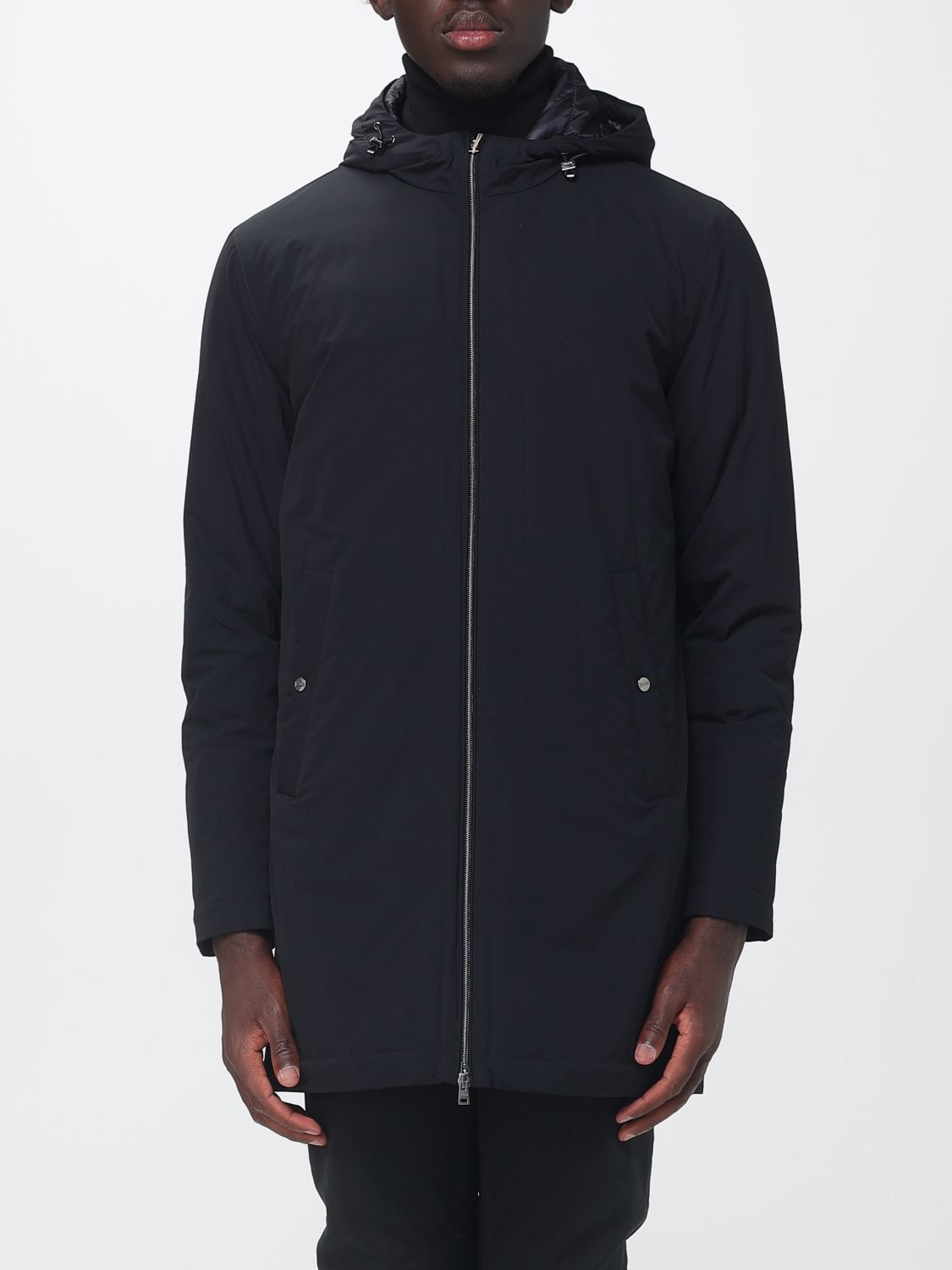 Herno Hooded Padded Parka in Windproof Technical Fabric