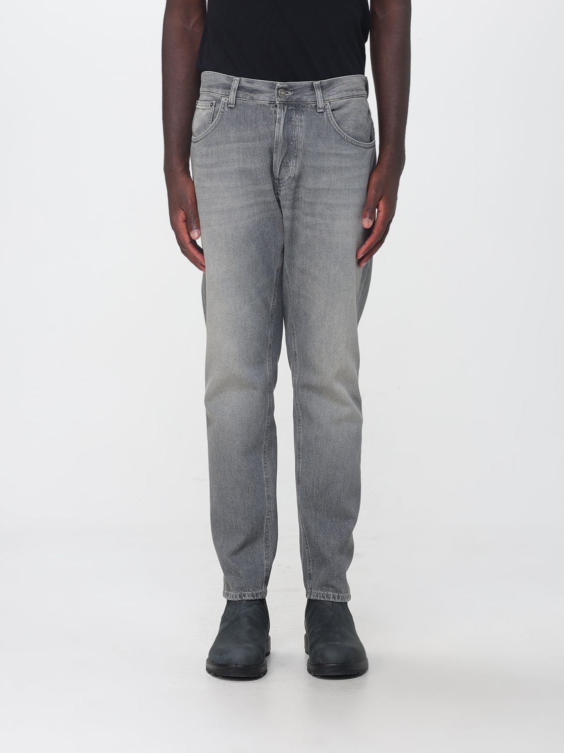 Dondup Mid-Rise Five-Pocket Skinny Jeans in Cotton Denim