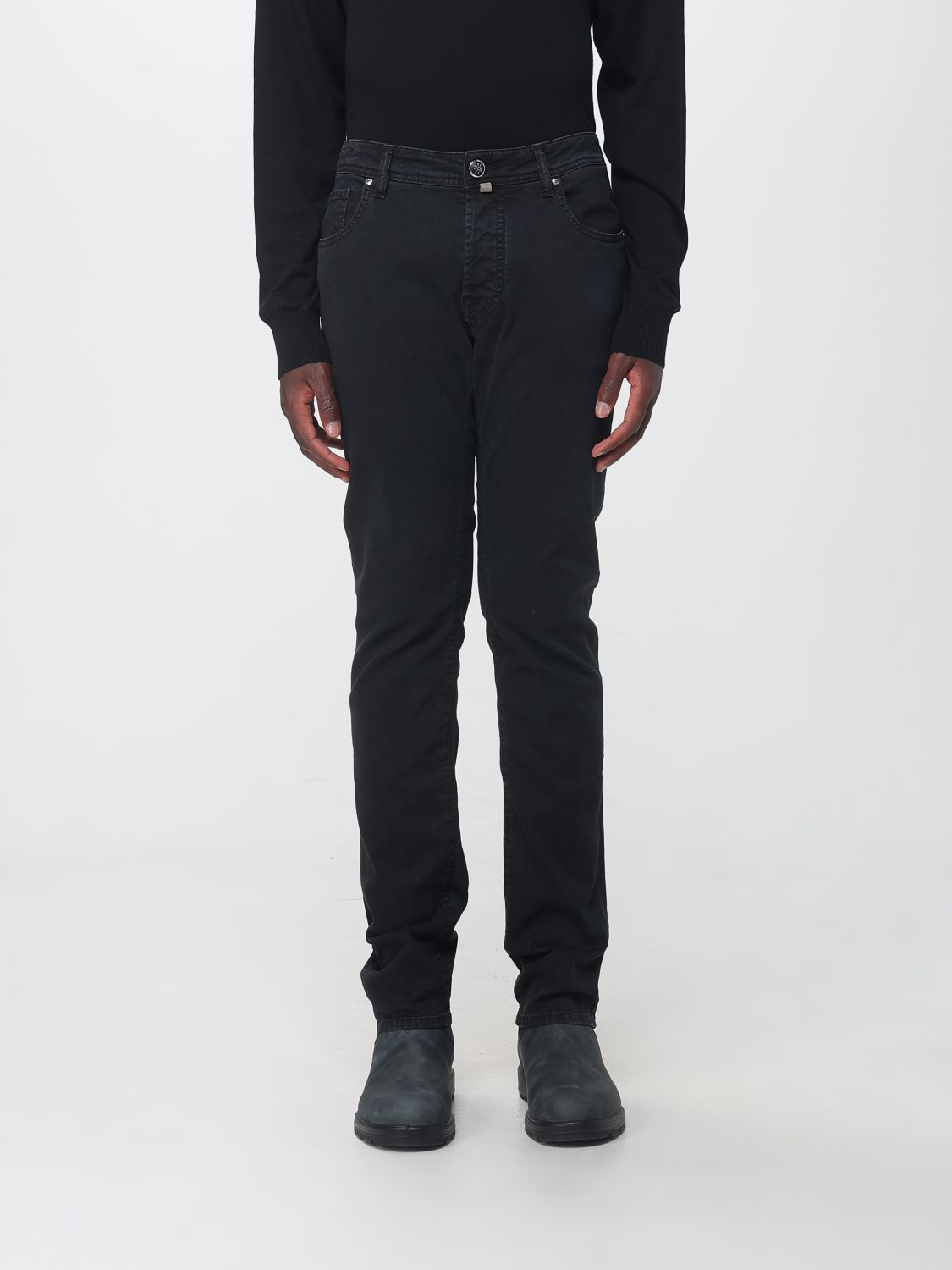 JACOB COHEN Pantaloni slim fit in cotone stretch modello cinque tasche