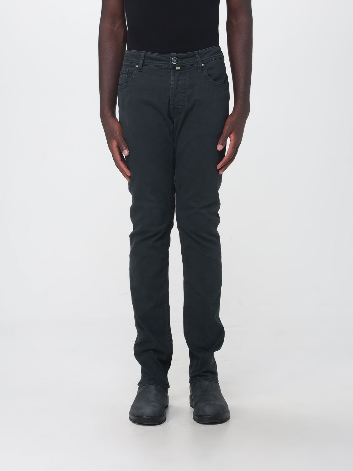 JACOB COHEN Pantaloni slim fit in cotone stretch modello cinque tasche
