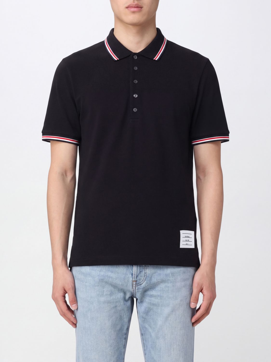 THOM BROWNE Polo Herren Farbe Schwarz