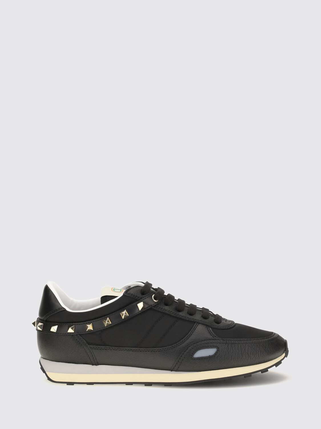 VALENTINO GARAVANI Stud Up Sneaker aus Leder und Nylon mit Rockstud-Nieten