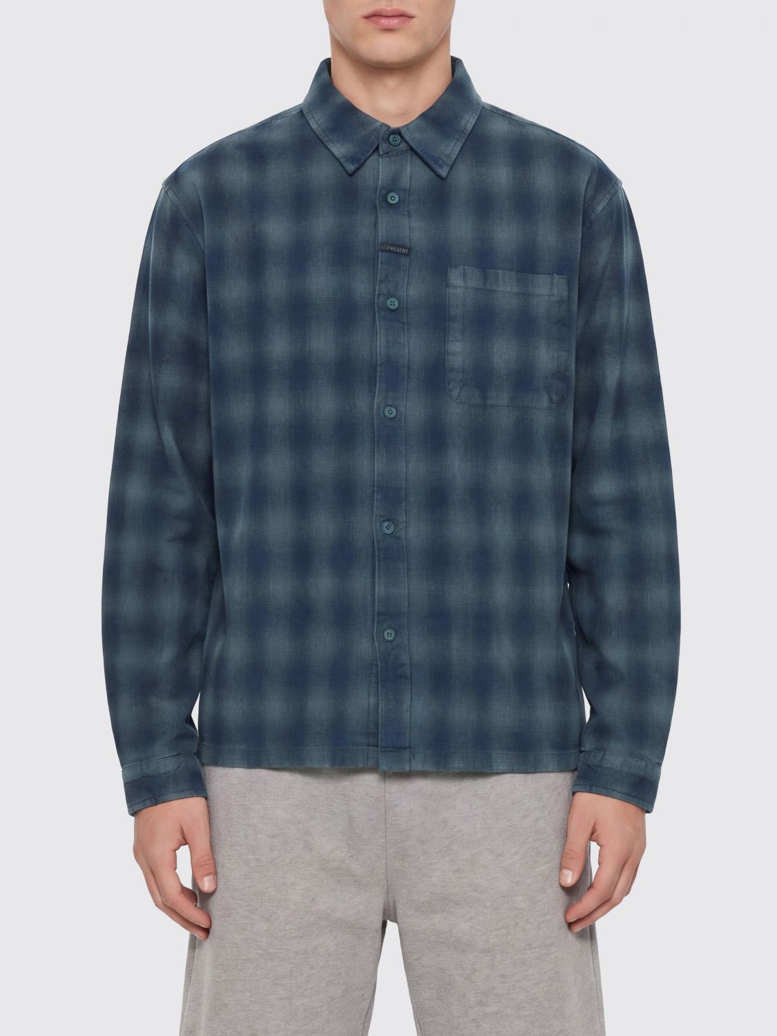 Represent Check Cotton Shirt with Chest Patch Pockets