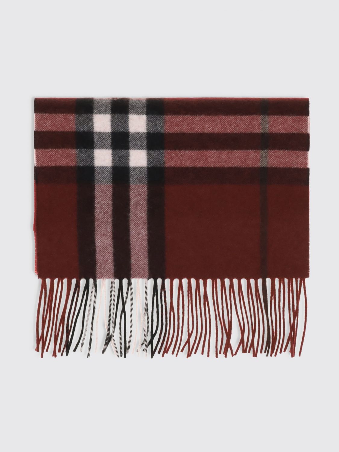BURBERRY Scarf Woman color Red