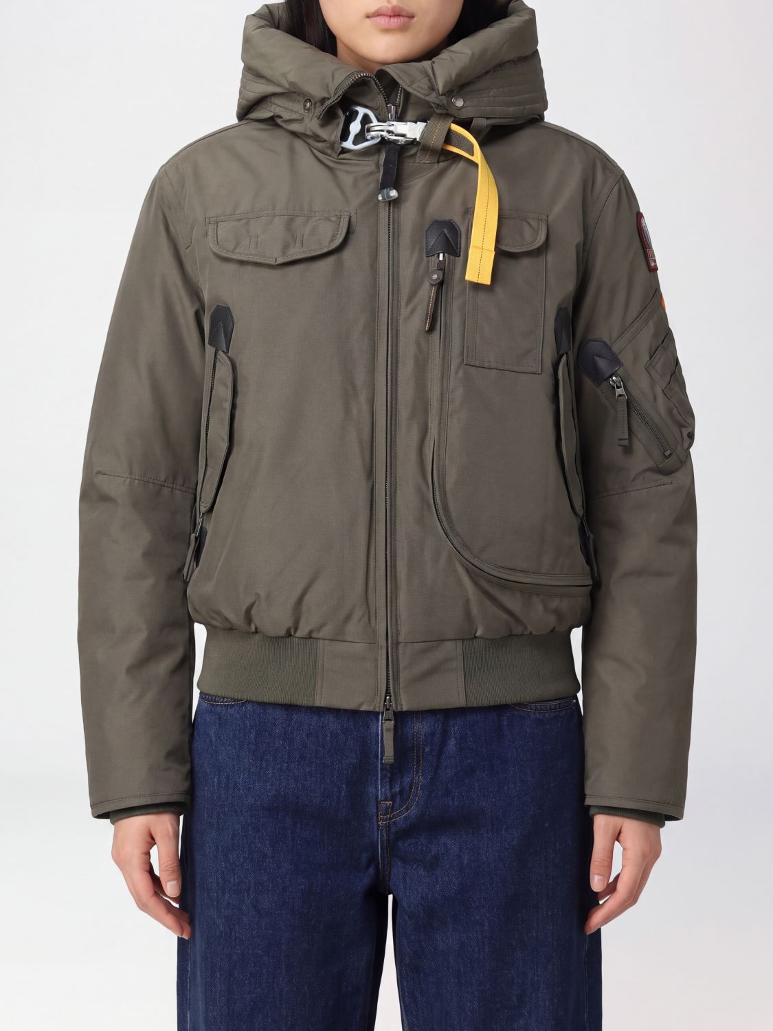 PARAJUMPERS Bomberjacke Gobi aus recyceltem Nylon mit Kapuze und Haken