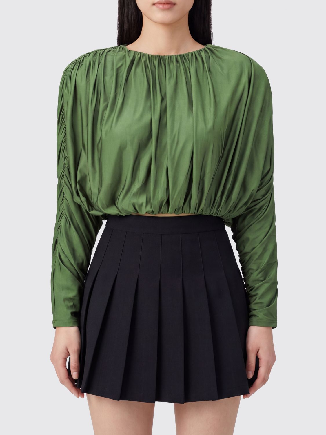 Self-Portrait Top Woman color Green · 6