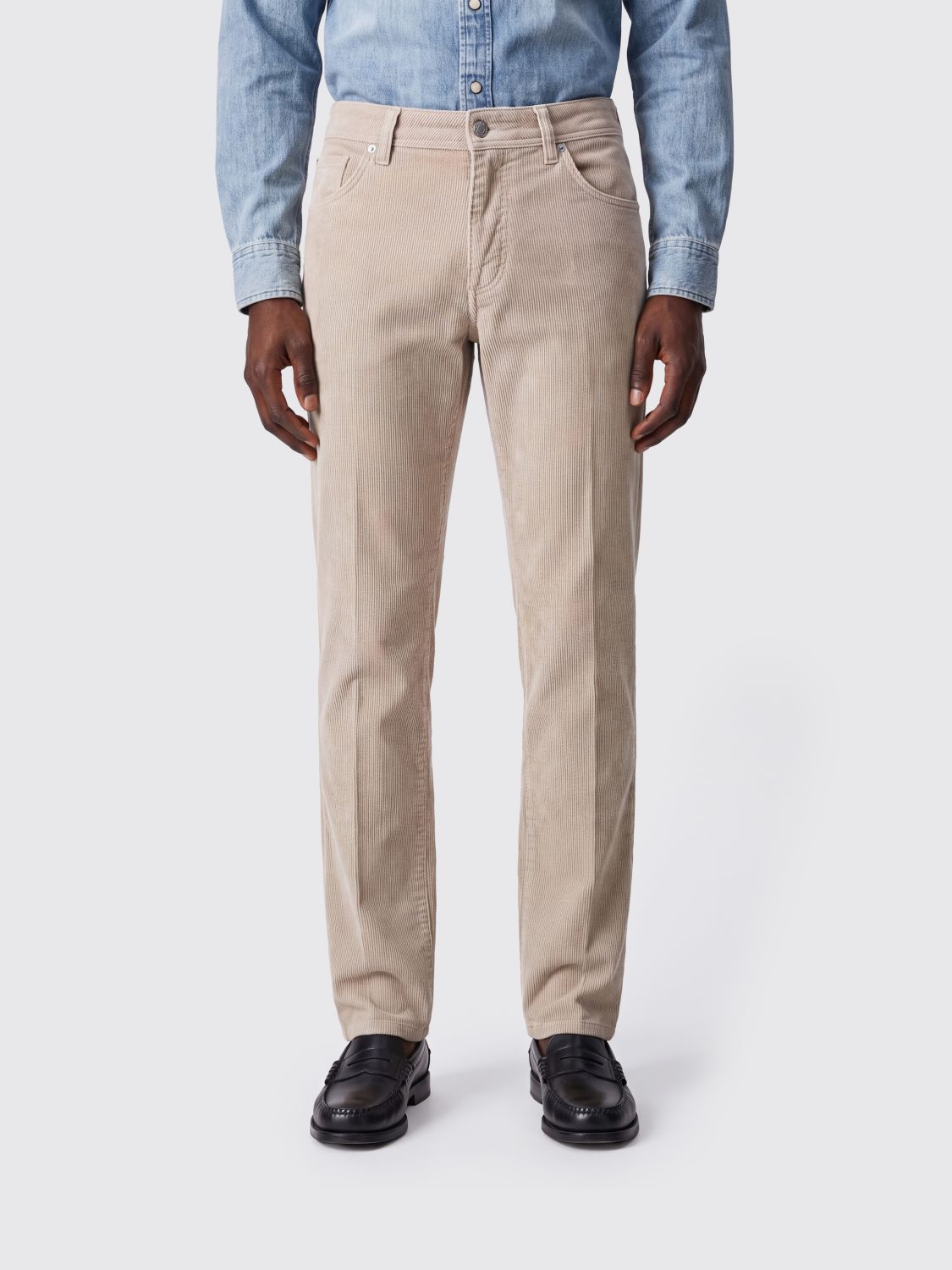 JACOB COHEN Pantaloni Scott slim fit a cinque tasche in velluto a coste