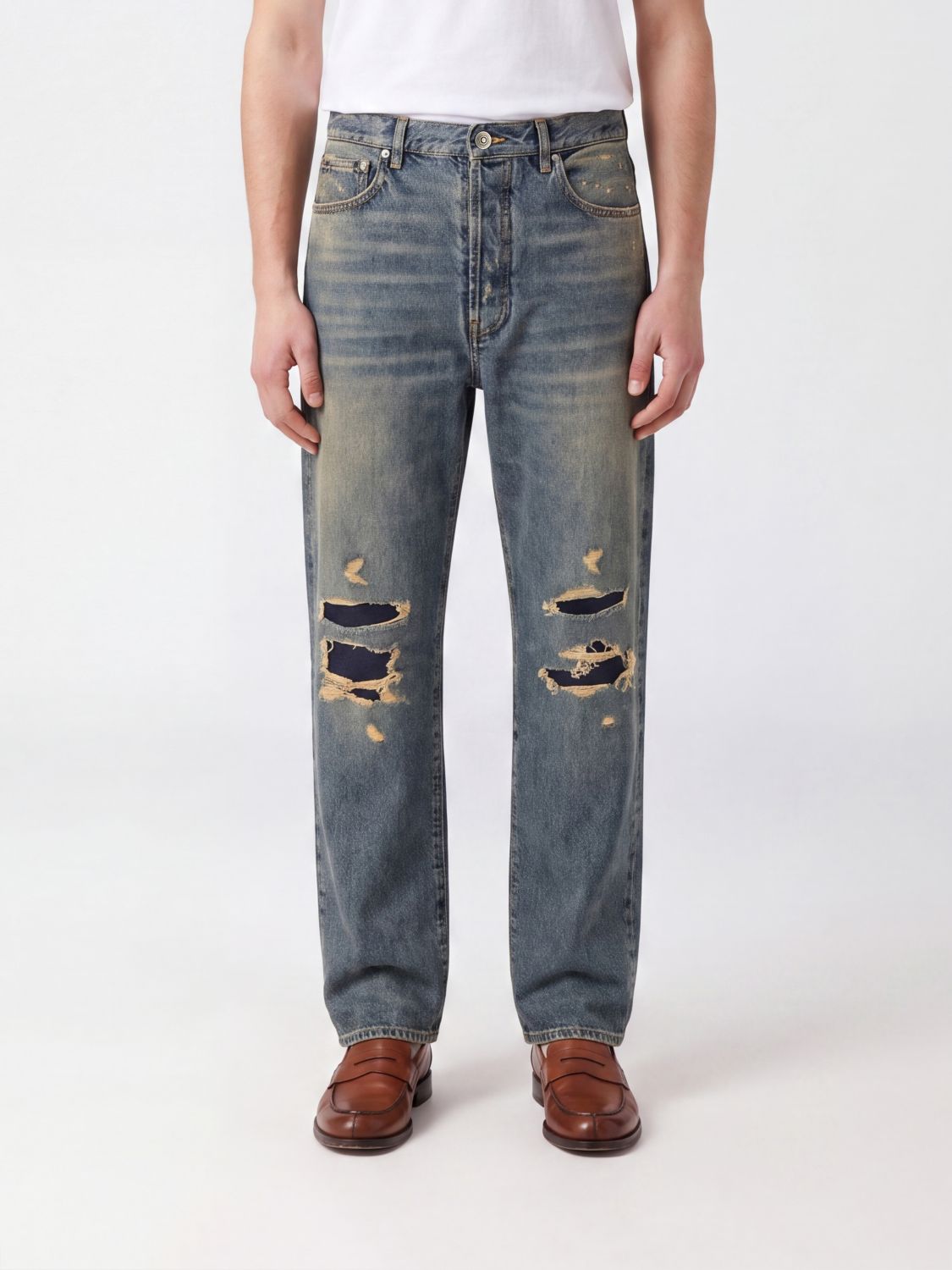 MAISON MARGIELA Pants Men color Denim