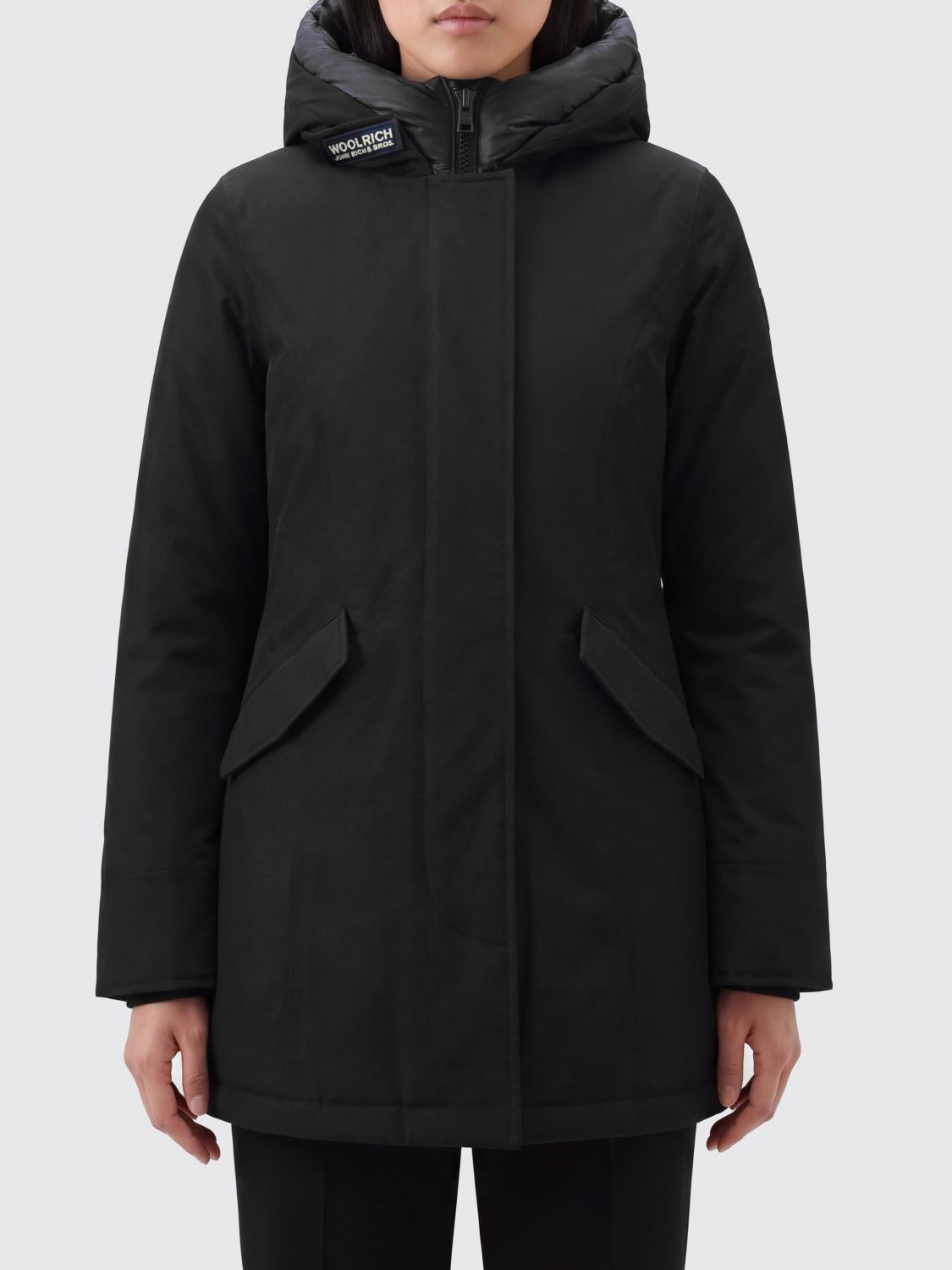 WOOLRICH Arctic Parka aus Baumwolle und Nylon mit gepolsterter Kapuze