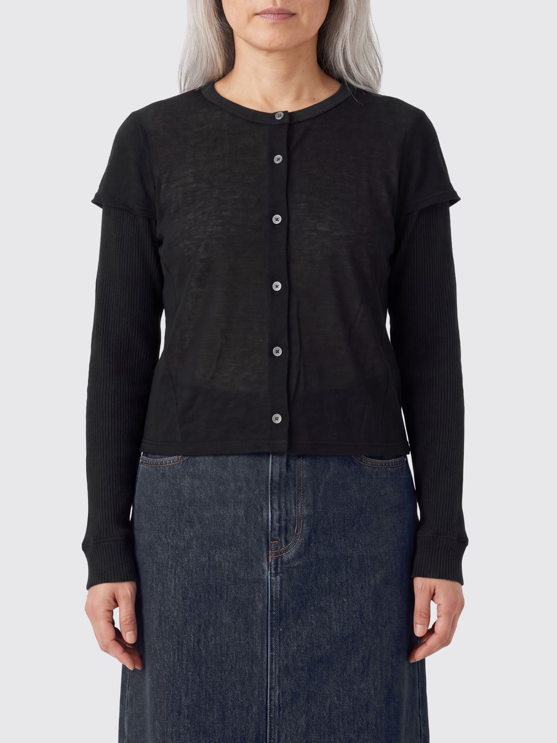 Our Legacy Dropped-Shoulder Cotton-Blend Crewneck Cardigan