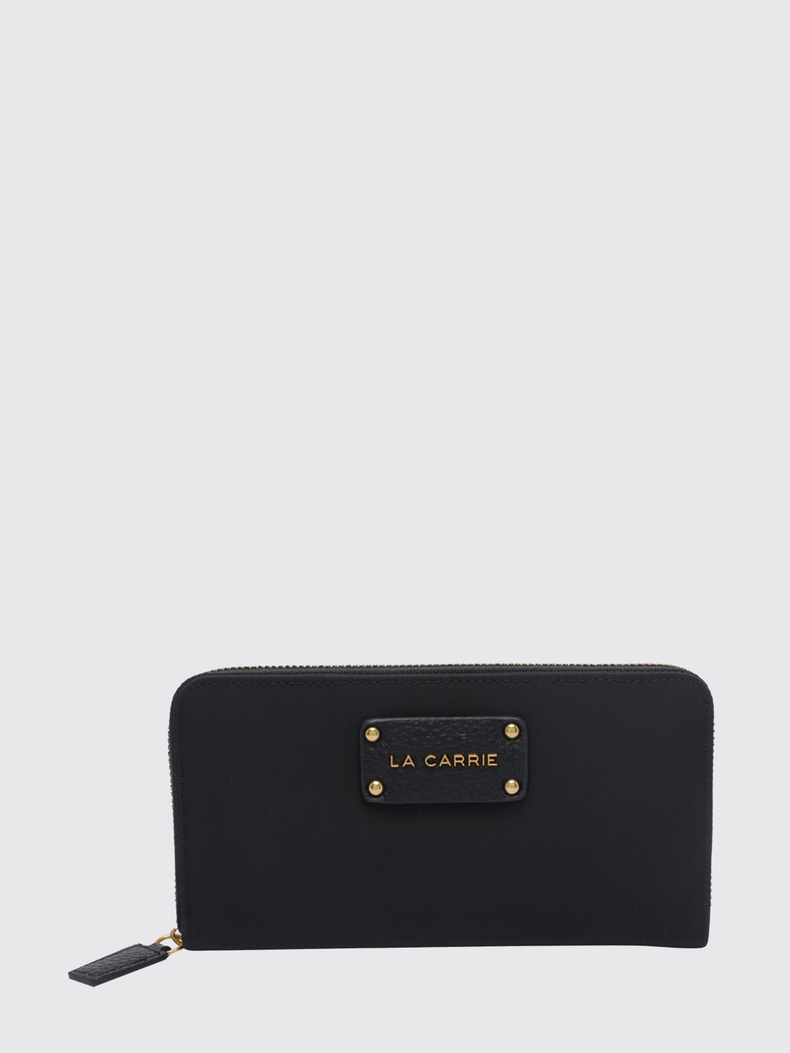 LA CARRIE Continental Zip-Around Wallet in Faux Leather