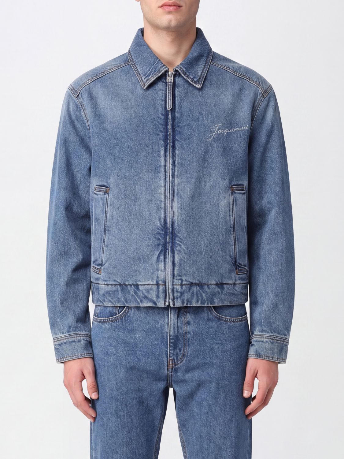 JACQUEMUS Jacket Men color Blue