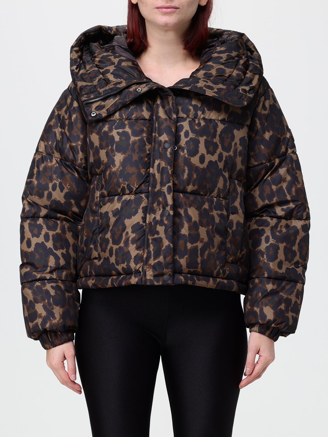 SAVE THE DUCK Daunenjacke von mit Animal-Print und Matrosenkragen
