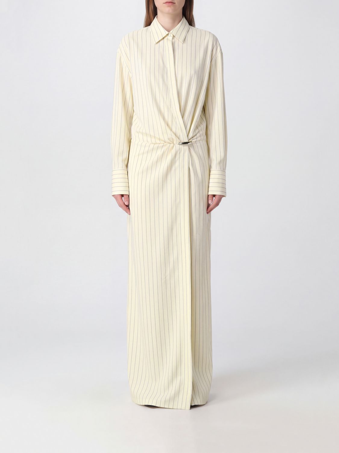 DONDUP Dress Woman color White