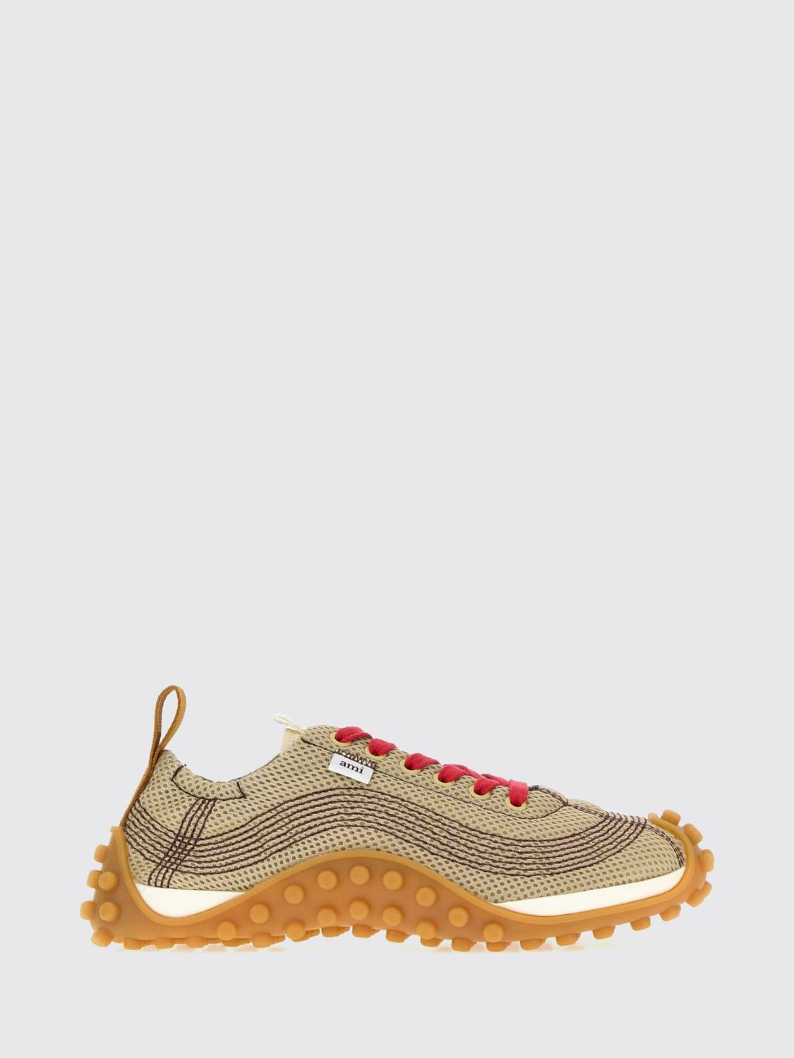 AMI PARIS Mirage Low-Top Mesh Trainers with Chunky Sole and Contrast Stitching