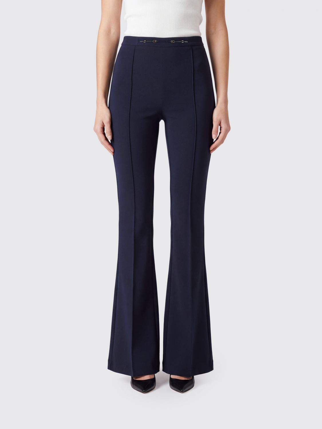 ELISABETTA FRANCHI Pantaloni Donna colore Blue Navy