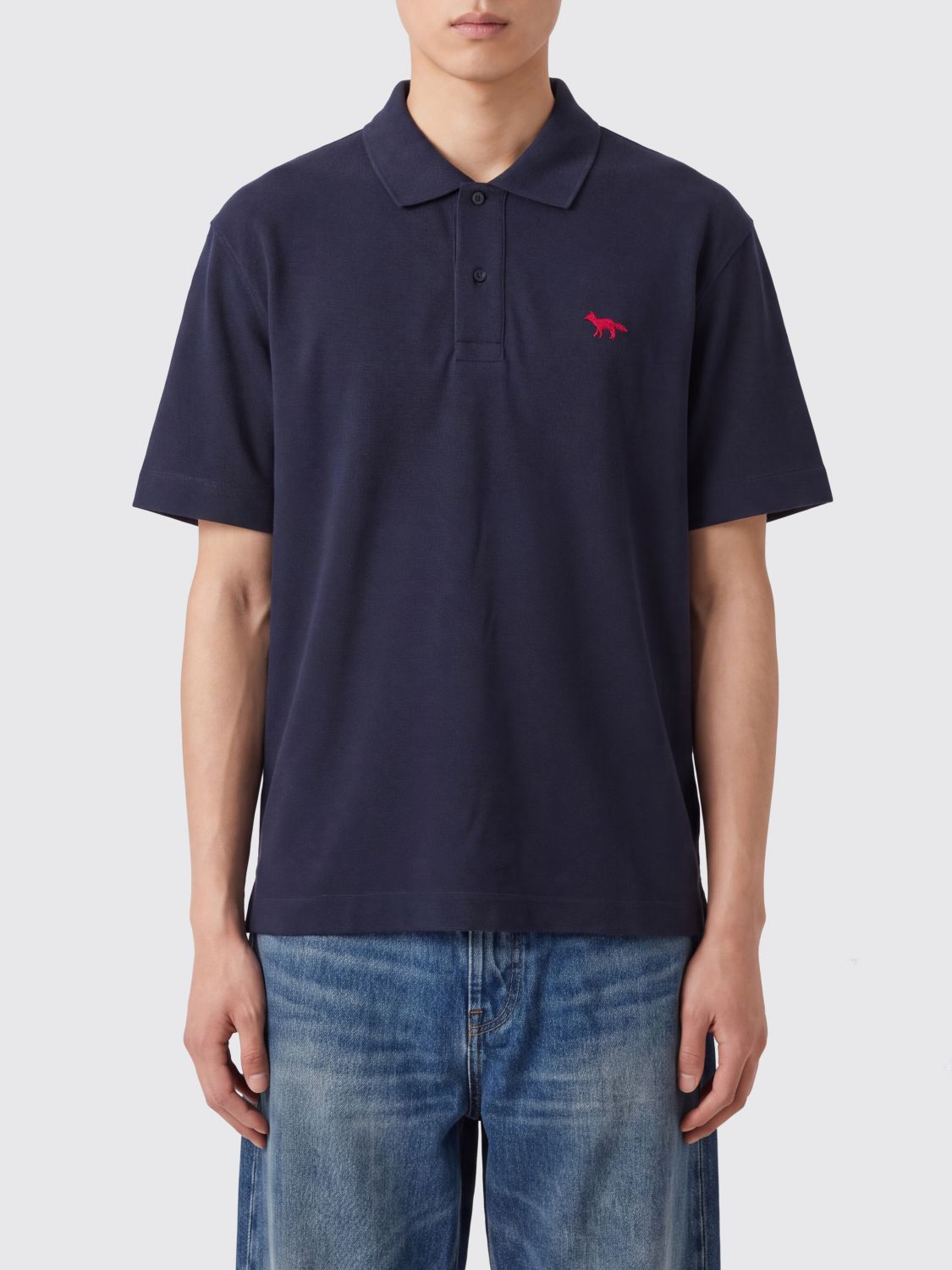 MAISON KITSUNÉ Polo Herren Farbe Navy
