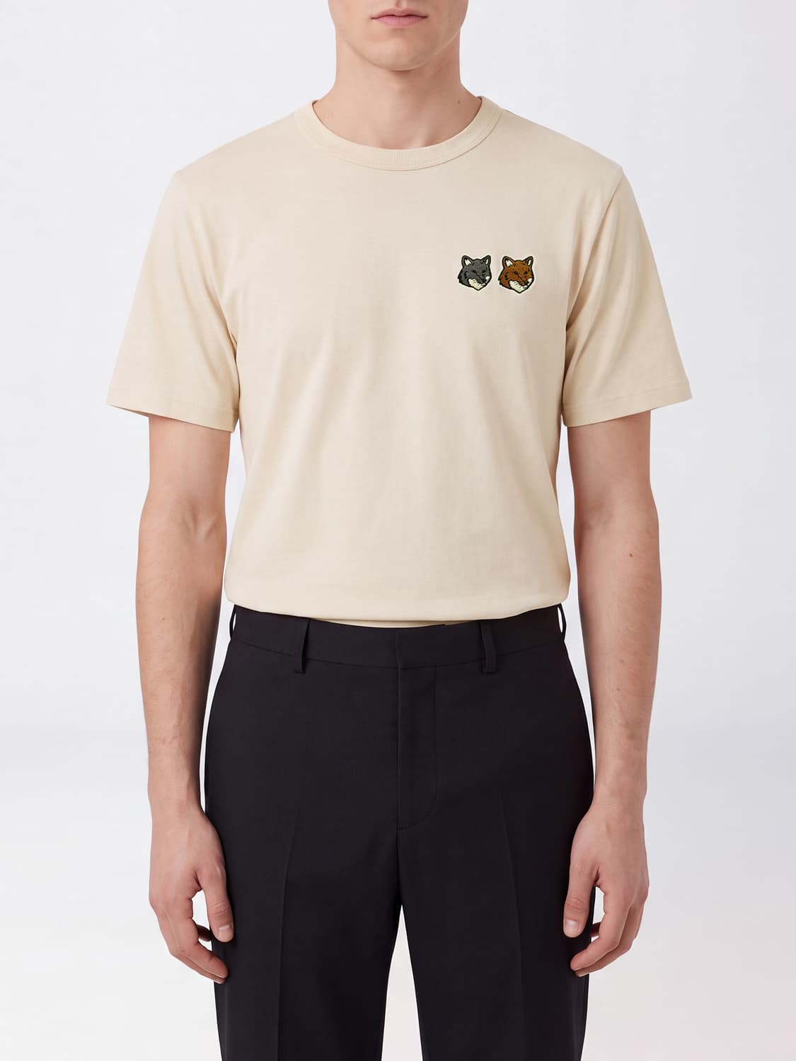 MAISON KITSUNÉ T-Shirt Men color Milk