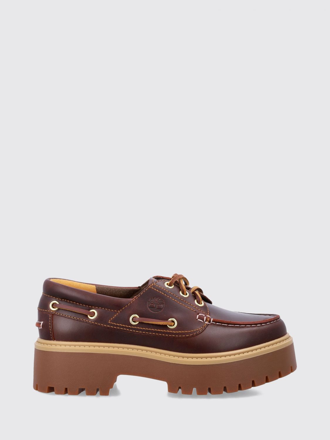 Timberland Flat Shoes in Brown