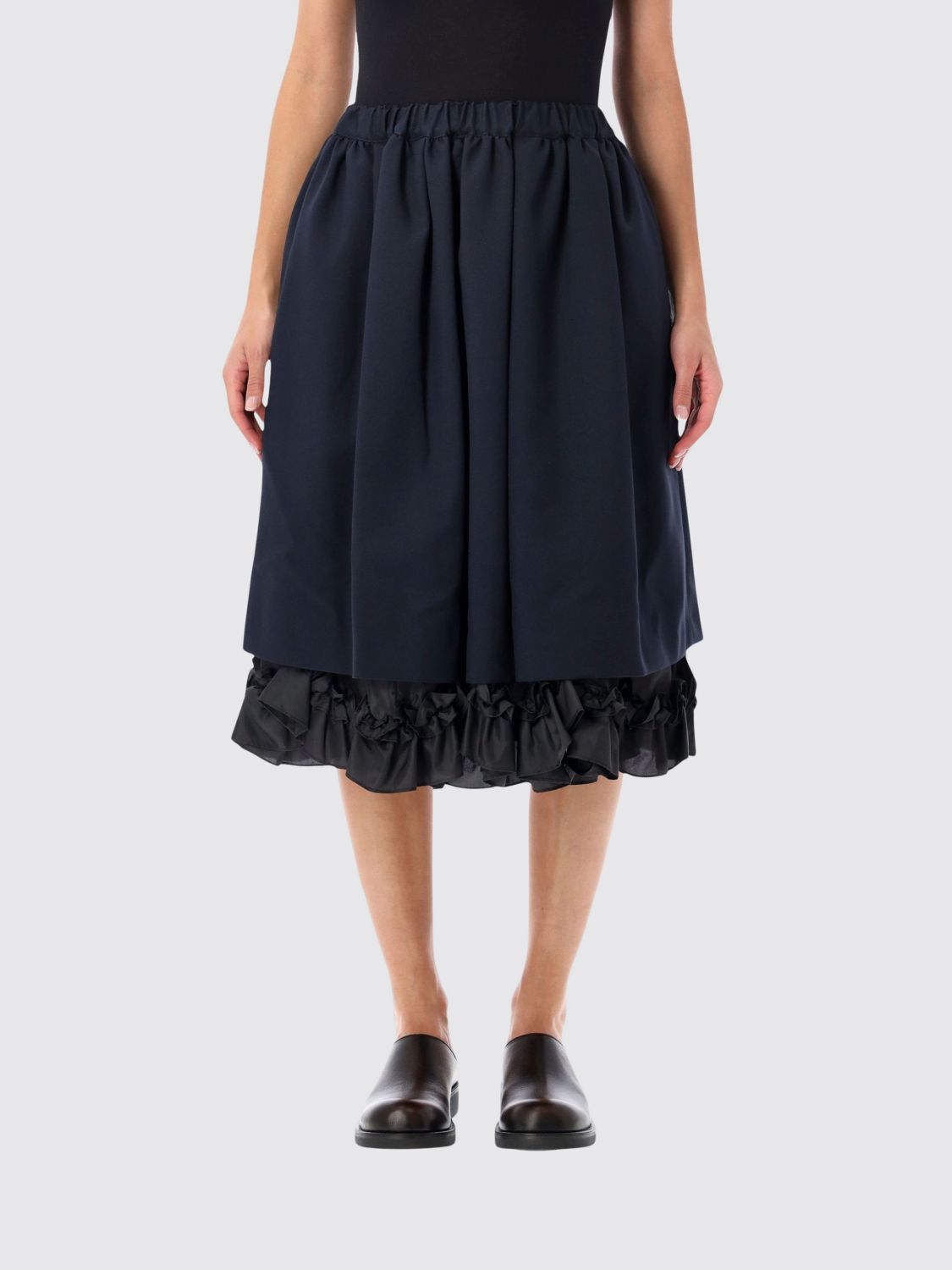 COMME DES GARÇONS Skirt Woman color Navy