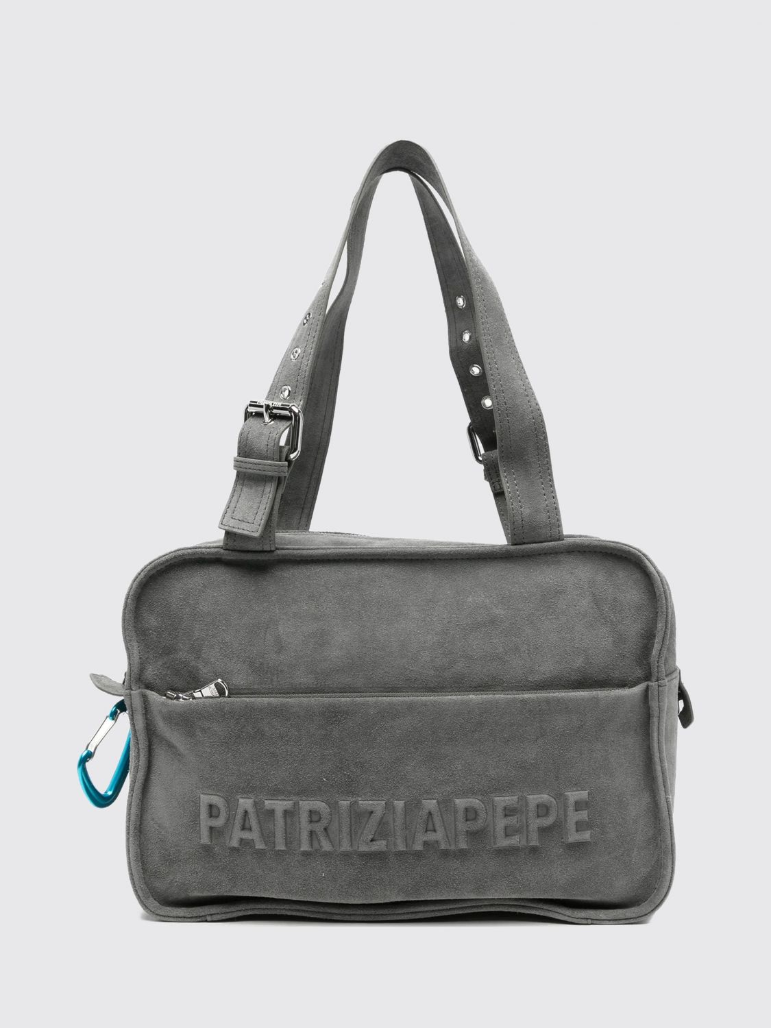 PATRIZIA PEPE (IM)Perfection Suede Calfskin Shoulder Bag