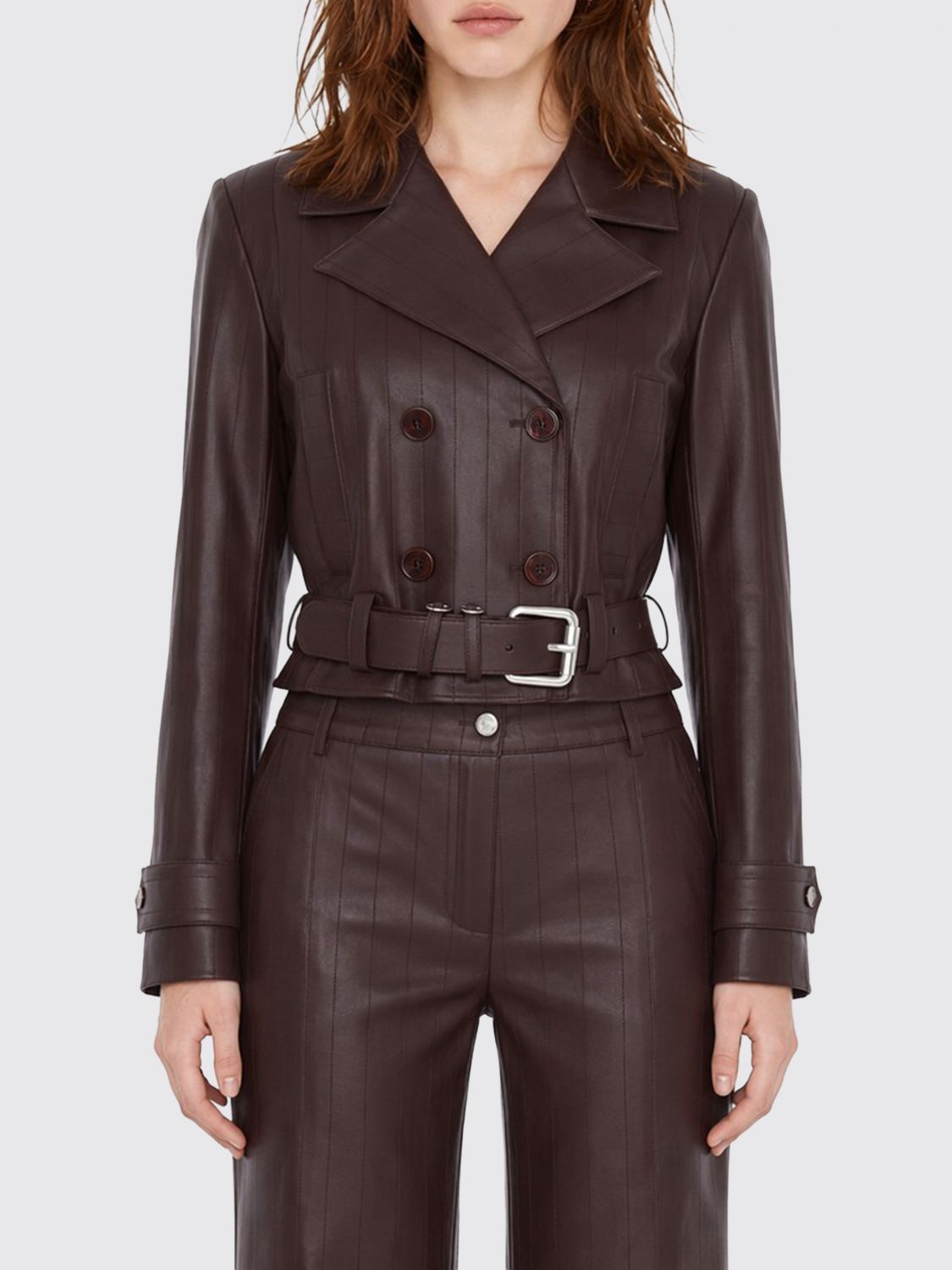 PATRIZIA PEPE Jacke Damen Farbe Braun
