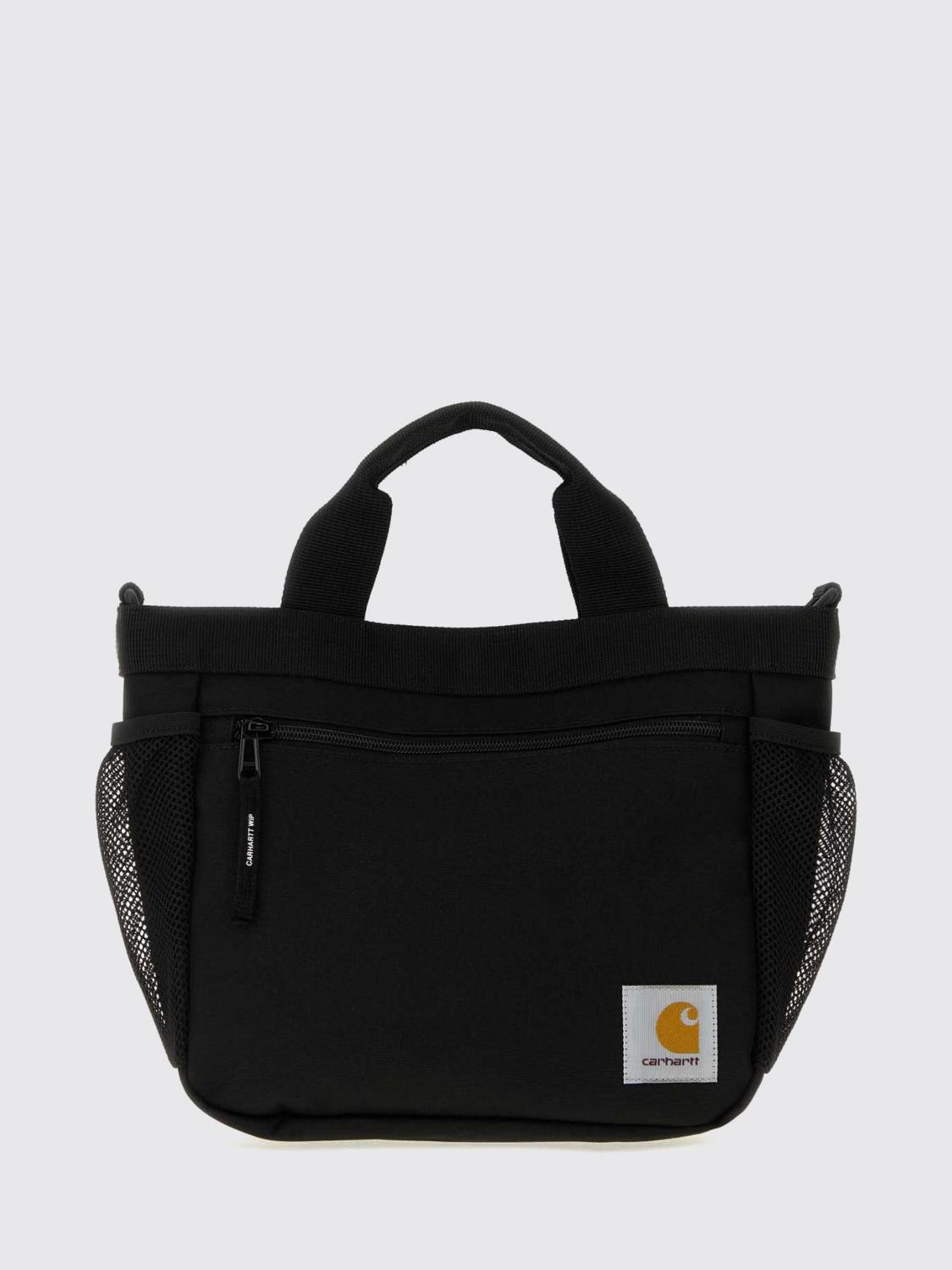 CARHARTT WIP Philis Small Canvas Tote Bag with Double Handle and Logo Patch CARHARTT WIP Philis Small Canvas Tote Bag with Double Handle and Logo Patch