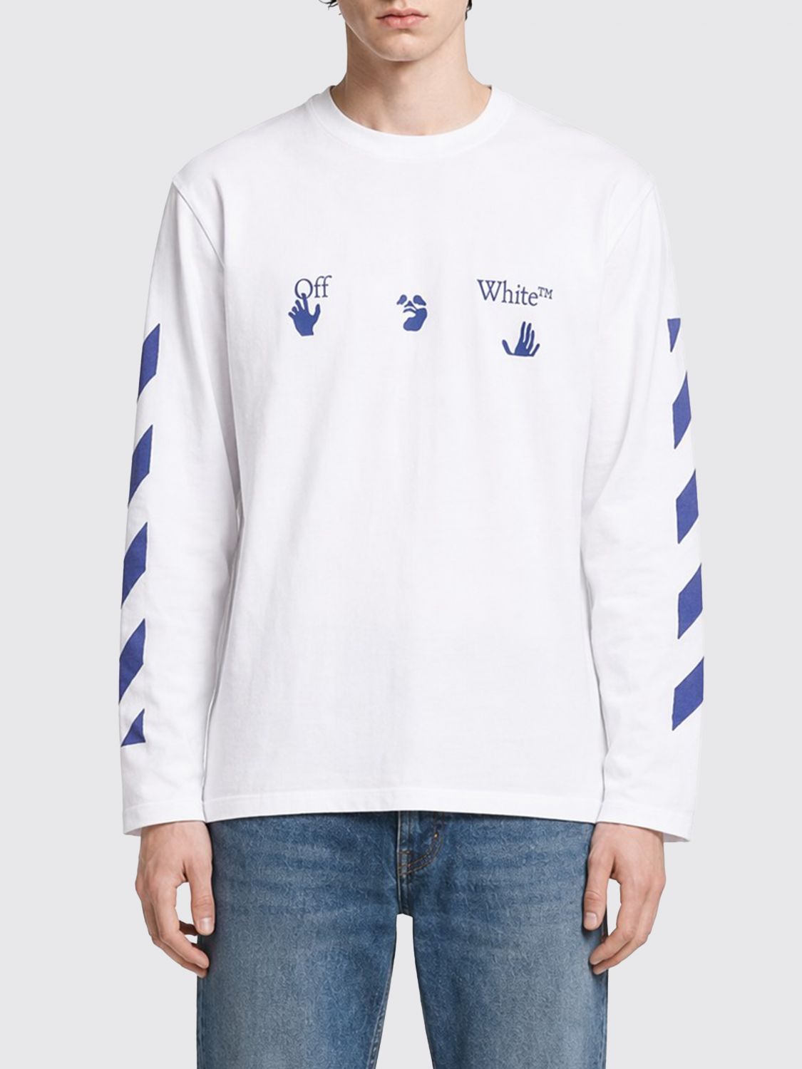 OFF-WHITE T-Shirt Herren Farbe Weiß