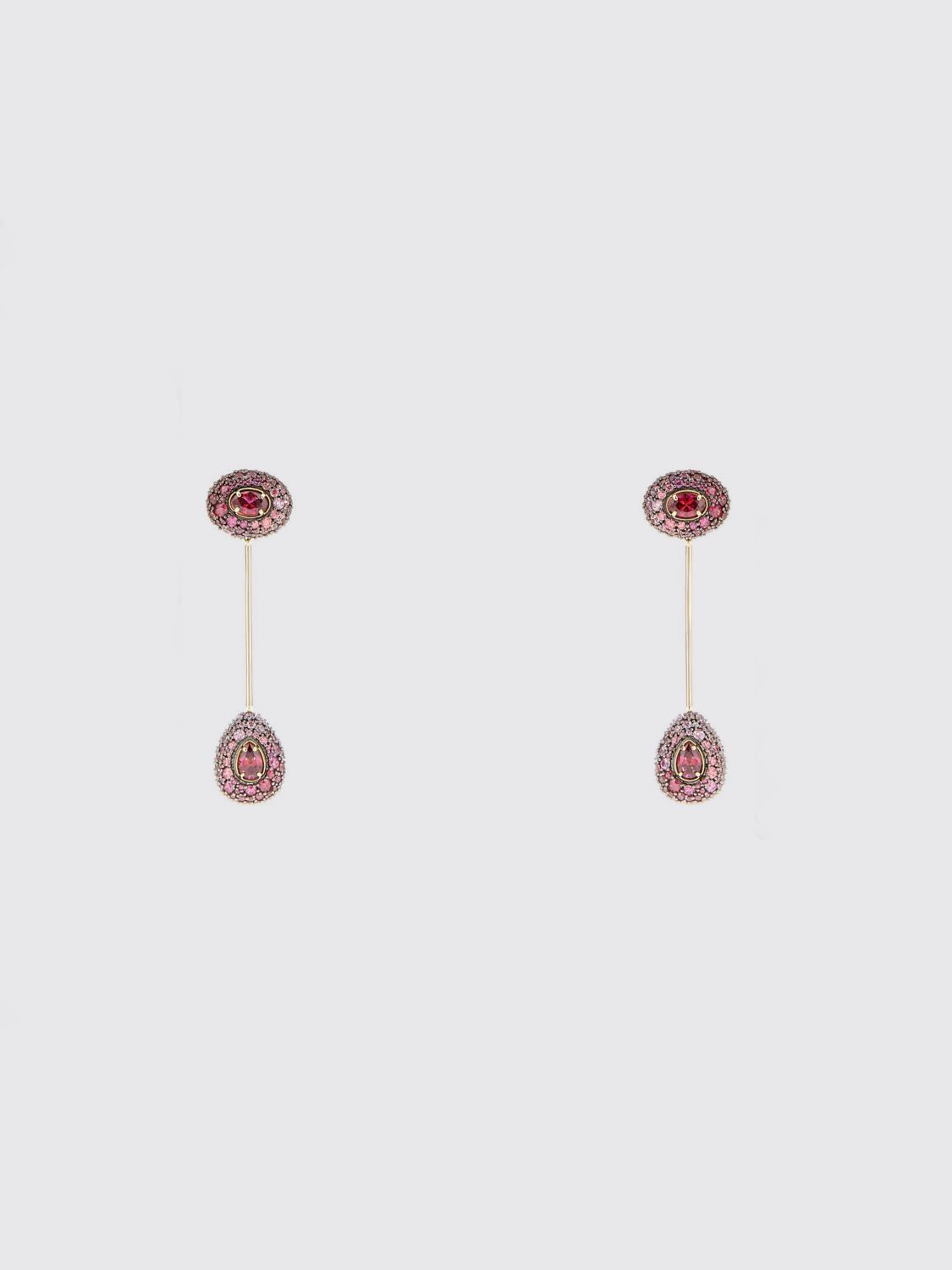 Swarovski Sublima Drop Earrings in 18k Gold-Plated Metal