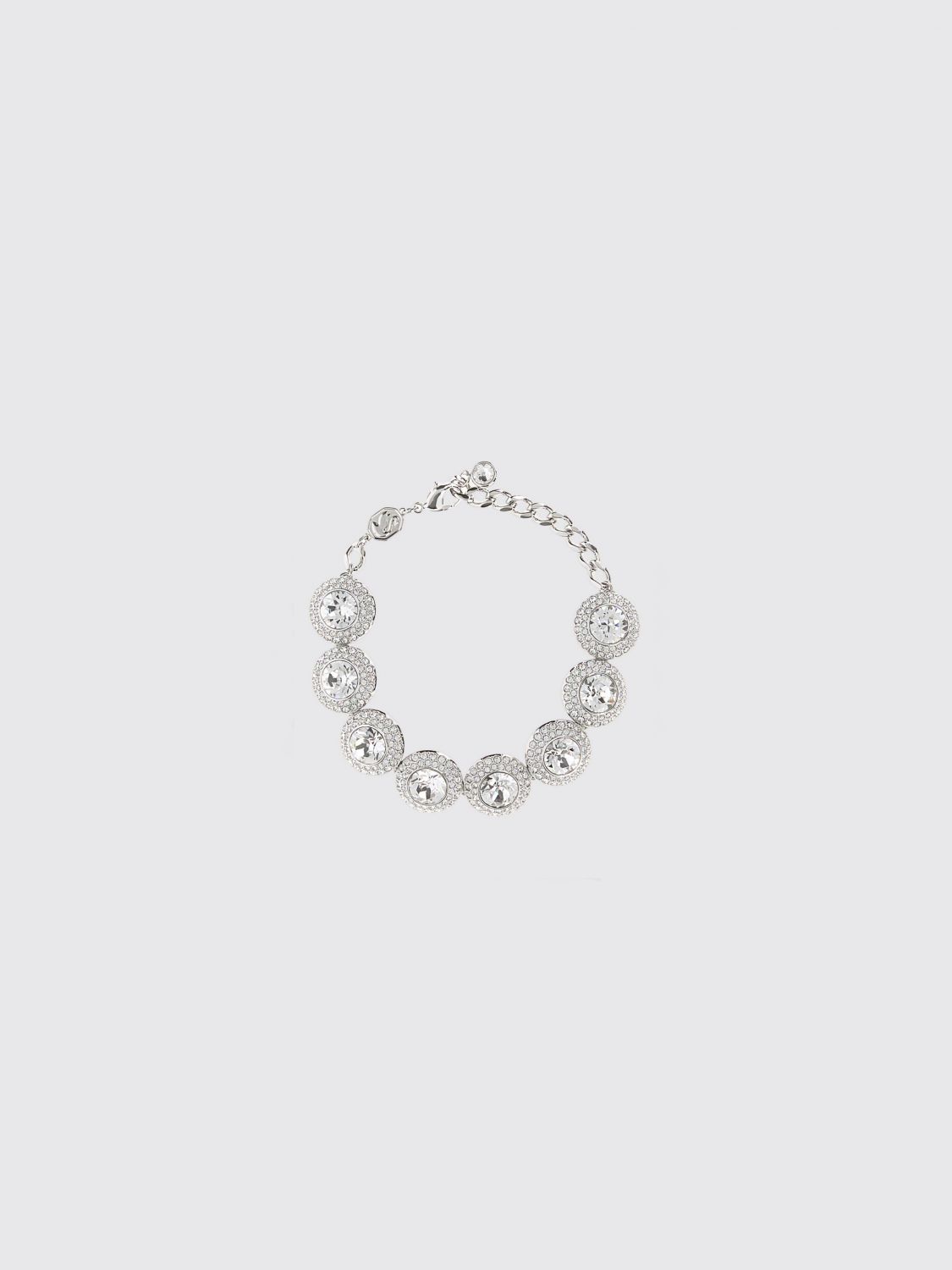 SWAROVSKI Verstellbares Una Angelic Armband aus rhodiniertem Metall mit Kristallen