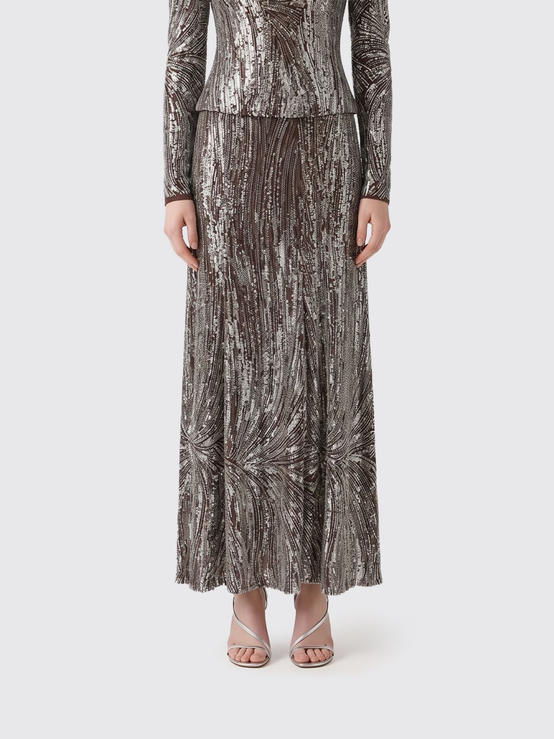 RABANNE Skirt Woman color Brown