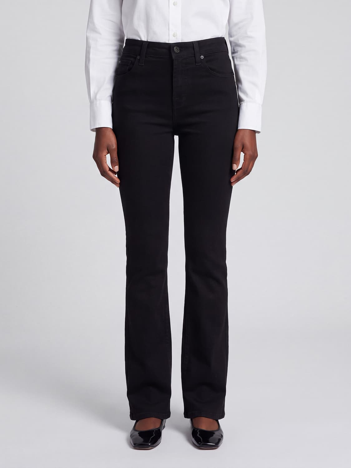 7 FOR ALL MANKIND Jeans Donna colore Nero