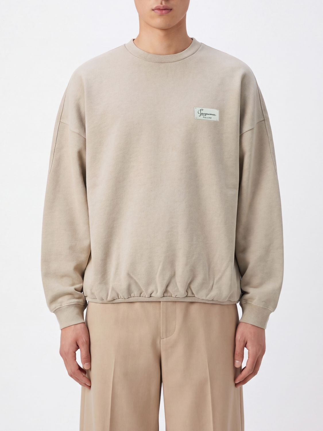 JACQUEMUS Sweatshirt Men color Beige