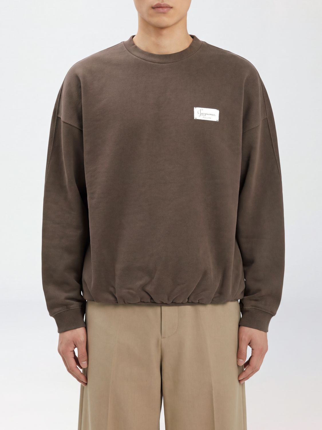 JACQUEMUS Sweatshirt Men color Brown