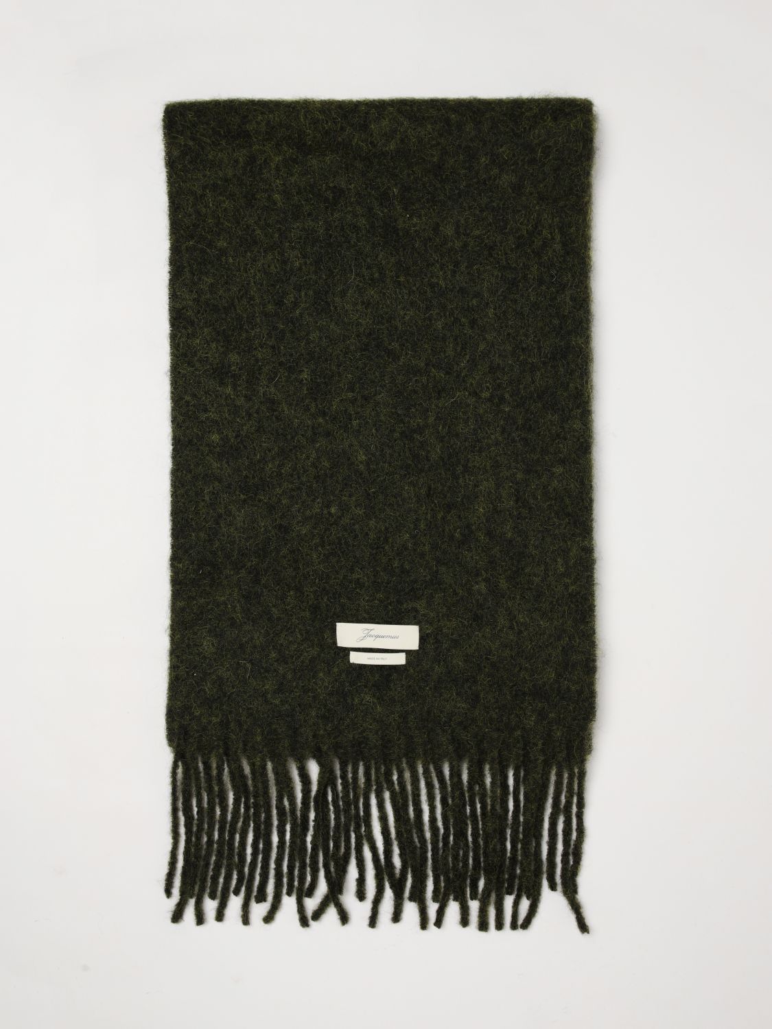 JACQUEMUS Scarf Men color Green