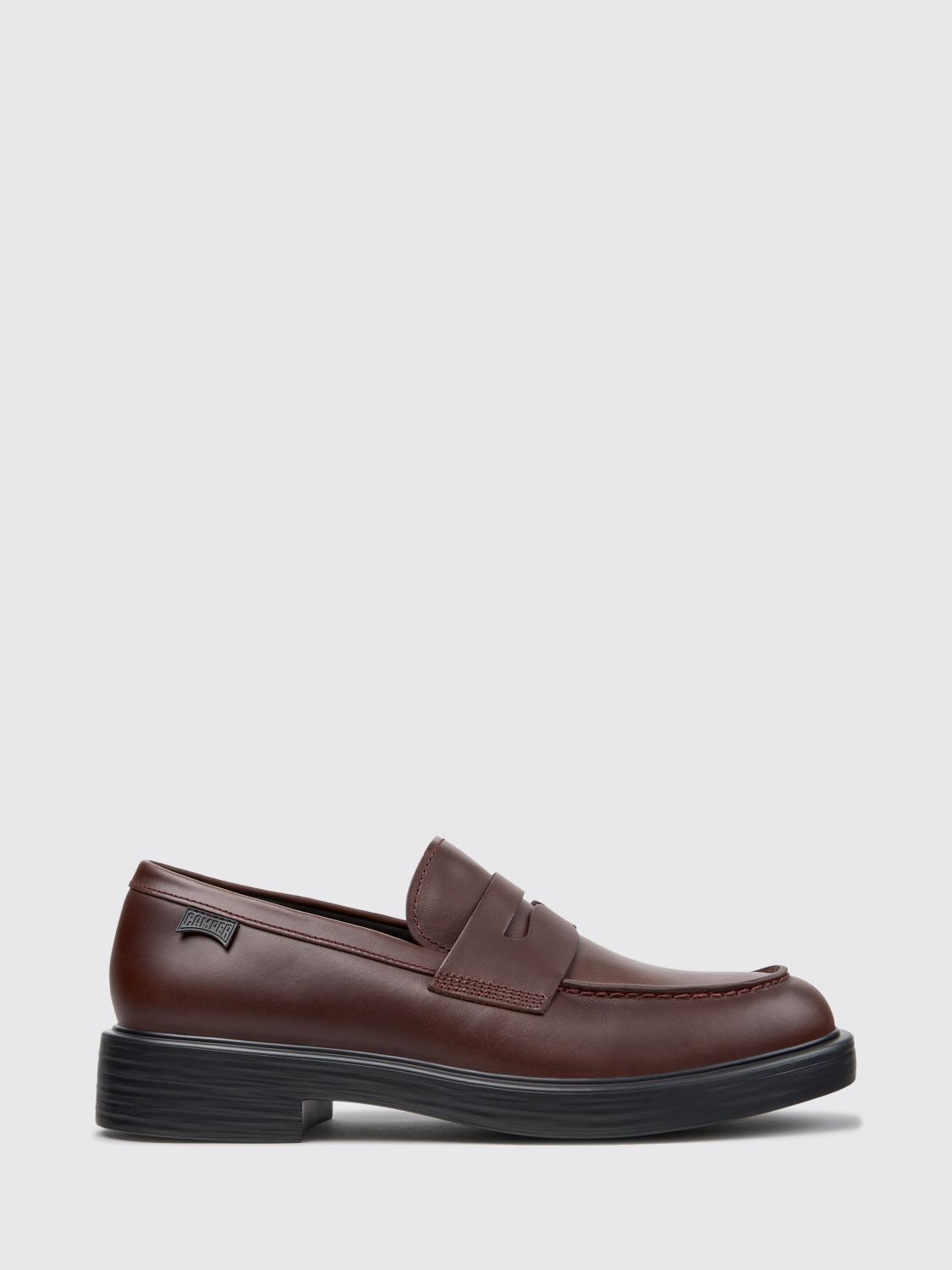 CAMPER Dean Penny Loafer aus glattem Kalbsleder mit XL Extralight-Sohle