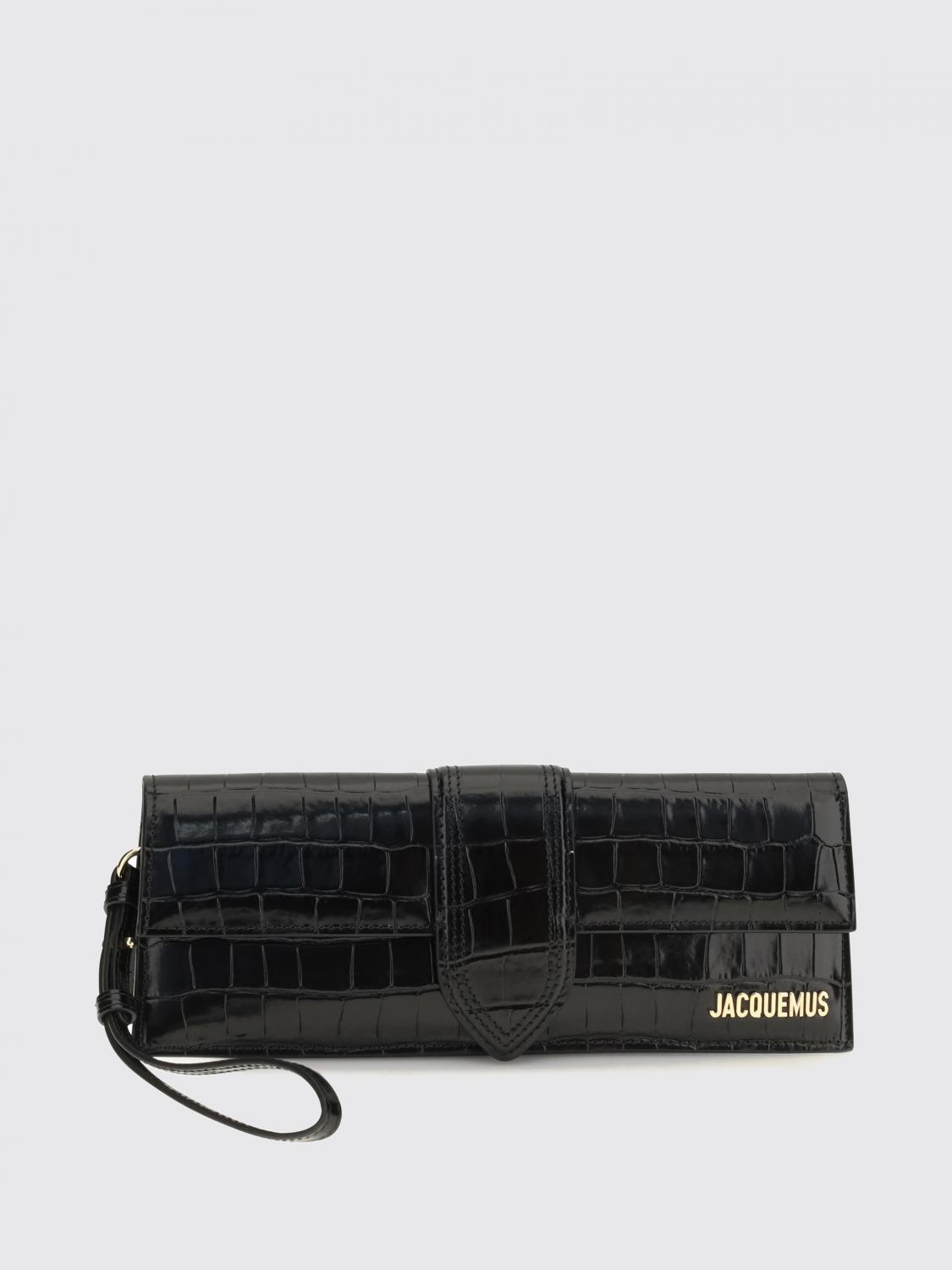 JACQUEMUS Clutch Woman color Black