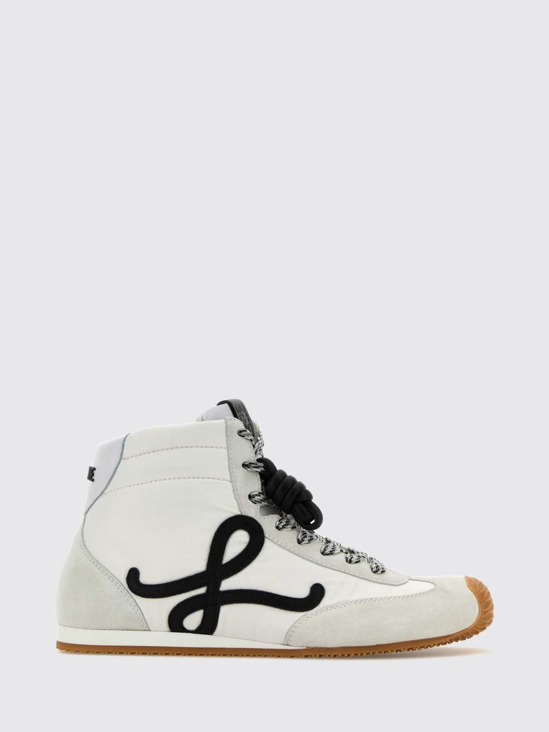 Loewe Ballet Runner 2.0 High-Top Trainers in Nylon and Calfskin with Logo · 36